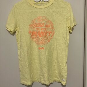Roots Light Yellow T-Shirt